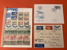 🇨🇭Briefmarken Flugpost**\*\o